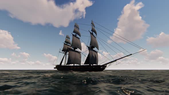 Sailing Galleon