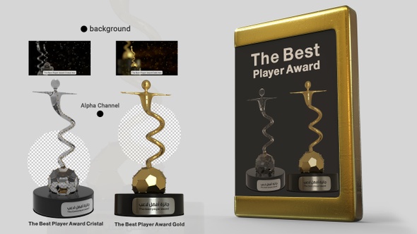 Best Player Award 3D alt