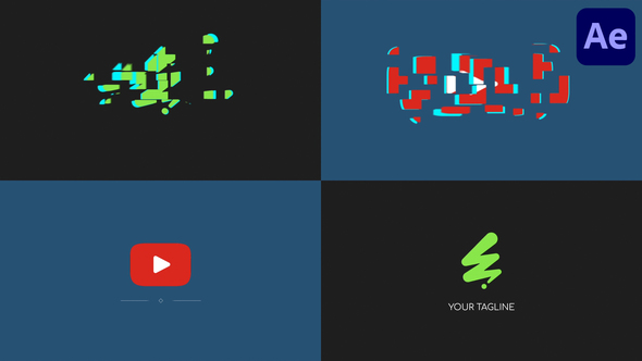 Block Logo Reveal for After Effects alt