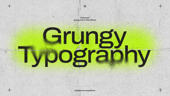 Grungy Typography alt
