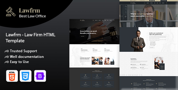 Lawfrm | Law Firm HTML Template – 0 Sold!