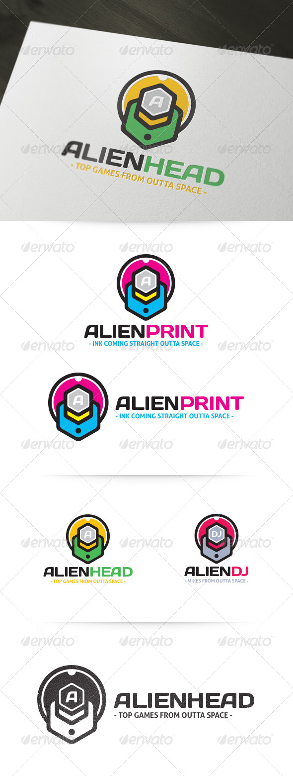 Alien Logo Templates From Graphicriver