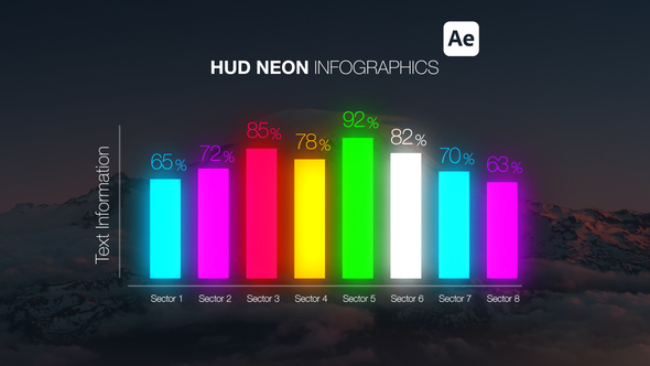 HUD Neon Infographics alt