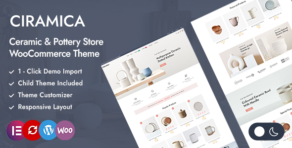 Ciramica – Ceramic Store WordPress WooCommerce Theme – 0 Sold!