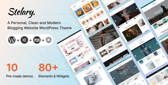 Stelary - Blog Magazine WordPress Theme