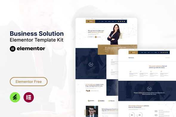 Clutch - Business Solution Elementor Template Kit