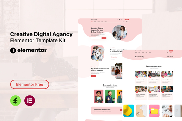 Digimity - Creative Digital Agancy Elementor Template Kit