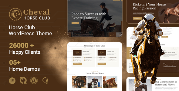 Cheval - Horse Club & Equestrian WordPress Theme