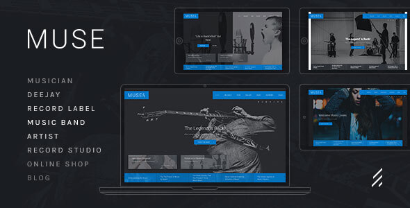 Muse — Music WordPress Theme