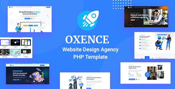 Oxence – Web Design Agency PHP Template – 0 Sold!