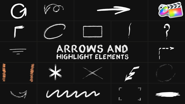 Arrows And Highlight Elements for FCPX alt