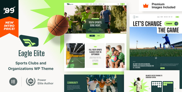 EagleElite  – Sprots Club WordPress Theme – 0 Sold!