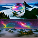 8K HDR Otherworldly Alien Landscape with Nebula Sky Background - 3DOcean Item for Sale
