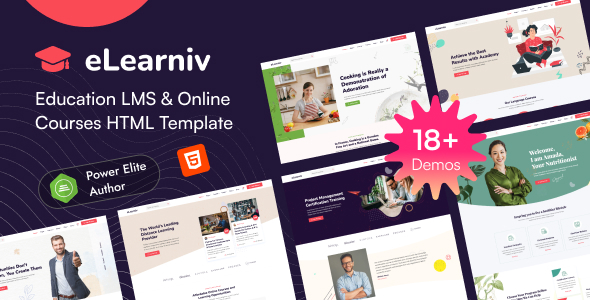 eLearniv - Education LMS & Online Courses HTML Template