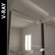 Stylish Bathroom Mirror Set + Complete Vray Setup - 3DOcean Item for Sale