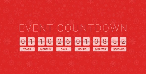 Event Countdown - Multipurpose
