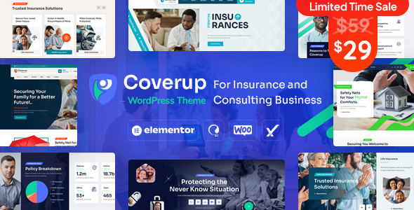 CoverUp - Insurance & Consulting Business WordPress Theme