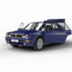 Lancia Delta HF Integrale Evoluzione 1 HQ interior - 3DOcean Item for Sale