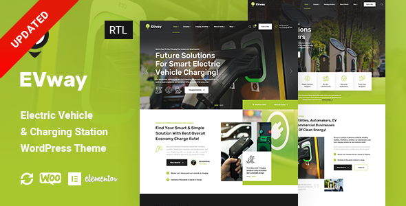 EVway - Electric Vehicle & Charging Station WordPress Theme