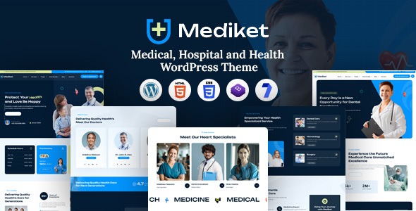 Mediket – Medical and Health WordPress Theme – 0 Sold!