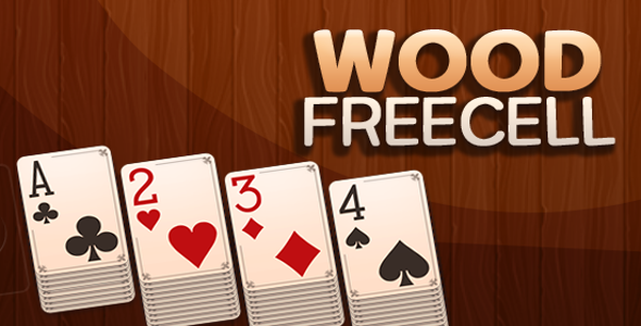 Wood Freecell - HTML5 Game