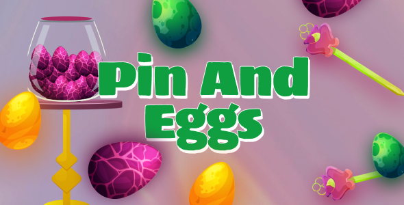 Pin and Eggs - HTML5 Arcade Game with Admob Ads