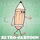 Retro Cartoon Character - Back to School - VideoHive Item for Sale