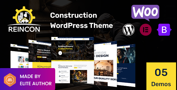 Reincon - Construction WordPress Theme