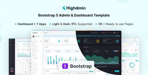 Highdmin - Admin & Dashboard Template