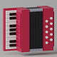 Cartoon Accordion 3D model - 3DOcean Item for Sale