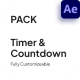 Countdown and Timer PACK - VideoHive Item for Sale