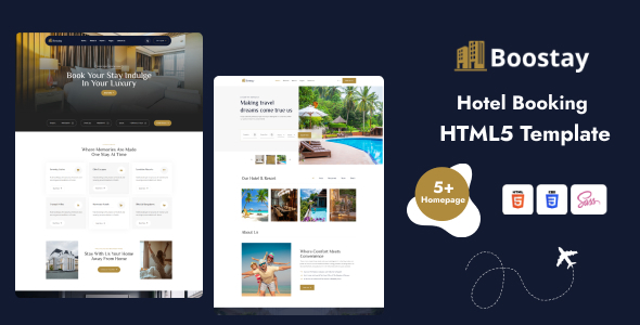 Boostay - Hotel Booking HTML5 Template