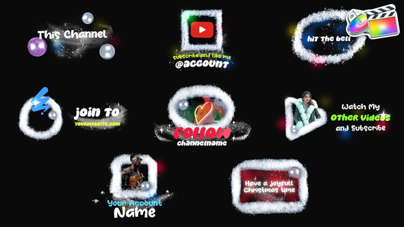 Stop motion Christmas Snow Lower Thirds | FCPX alt