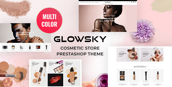 Glowsky – Beauty Cosmetics Shop Prestashop Theme – 0 Sold!