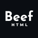 Beef - Modern Restaurant Template - ThemeForest Item for Sale