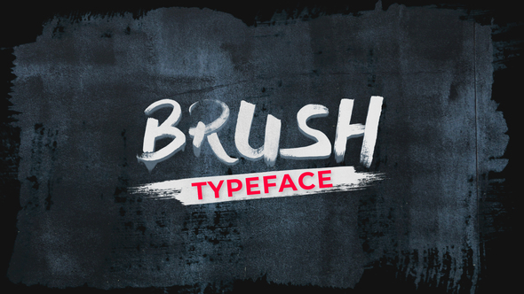 Brush Animated Font