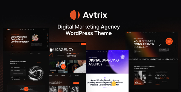 Avtrix - Digital Marketing Agency WordPress Theme