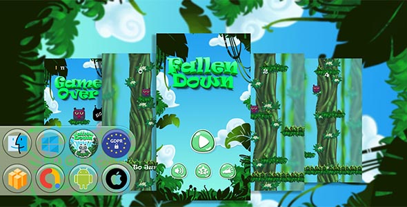 Fallen Down Game Templates