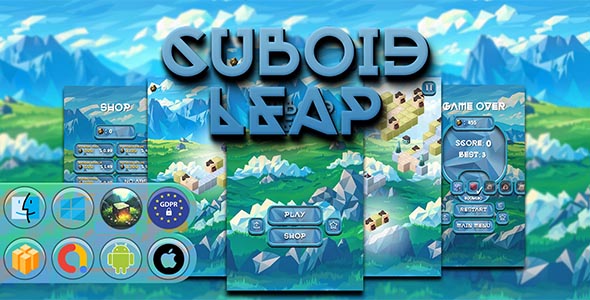 Cuboid Leap Game Template