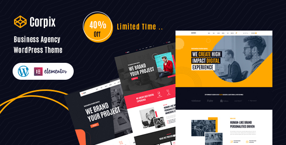 Corpix - Business Agency WordPress Theme