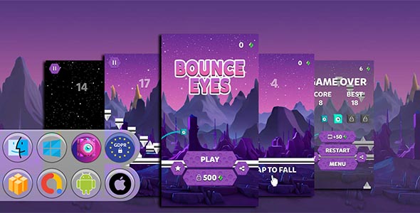 Bounce Eyes Game Template