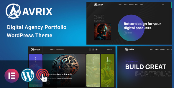 Avrix - Digital Agency WordPress