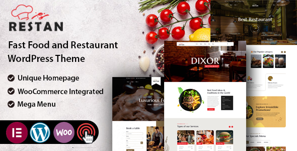 Restan - Restaurant WordPress Theme