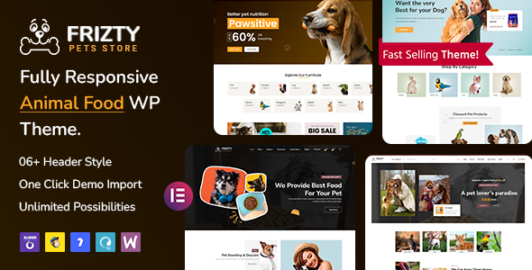 Frizty - Pet Shop WooCommerce Theme + RTL