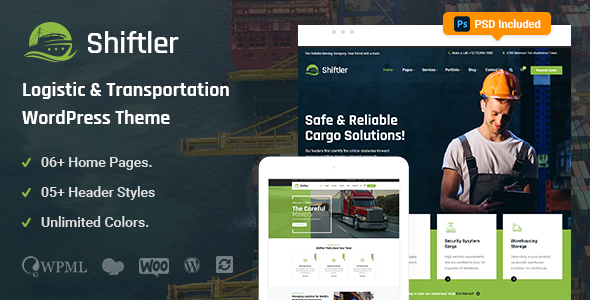 Shiftler – Transportation & Logistics WordPress Theme