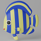 Cartoon Cute Fish 3D model - 3DOcean Item for Sale