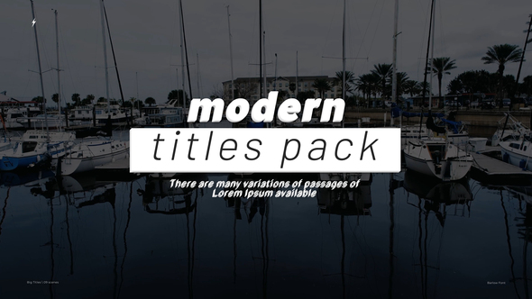 Big Titles | After Effects alt