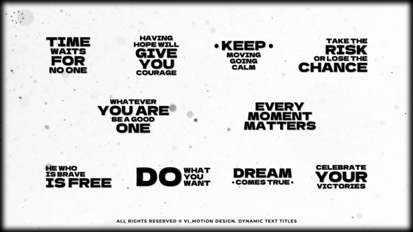 Dynamic Text Titles | DR