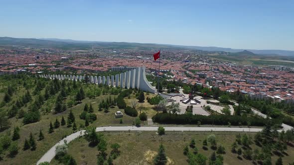Turkish Sakarya War Martyrdom Monument alt