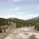 Aerial Footage Of Creek In Mountains - VideoHive Item for Sale